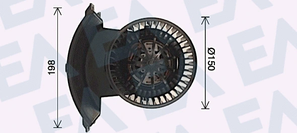 Electric Motor, interior blower (42A77015)