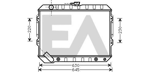 Radiator, engine cooling (31R51130)