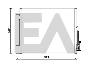 Condenser, air conditioning (30C54028)