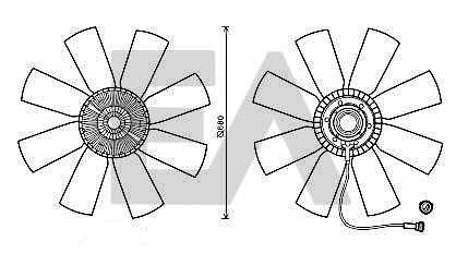 Fan Wheel, engine cooling (35C76C03)