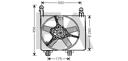 Fan, engine cooling (33V22021)