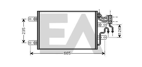 Condenser, air conditioning (30C54051)