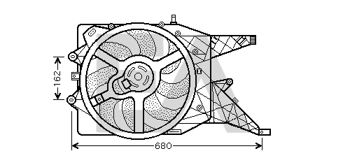 Fan, engine cooling (33V54013)