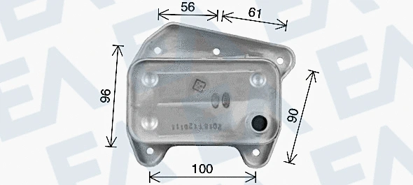 Oil Cooler, engine oil (37G50038)