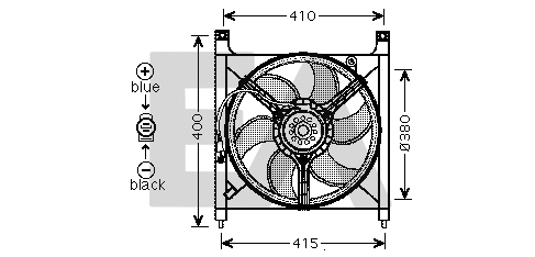 Fan, engine cooling (33V54024)