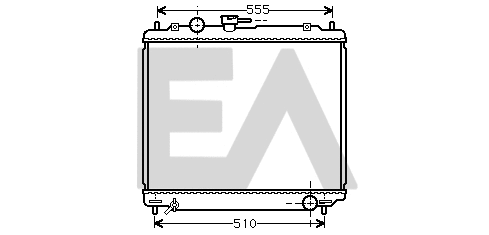 Radiator, engine cooling (31R51002)