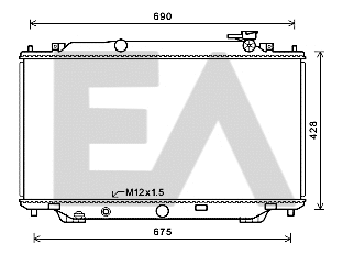 Radiator, engine cooling (31R52122)