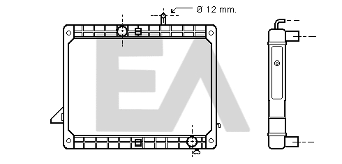 Radiator, engine cooling (31R45041)