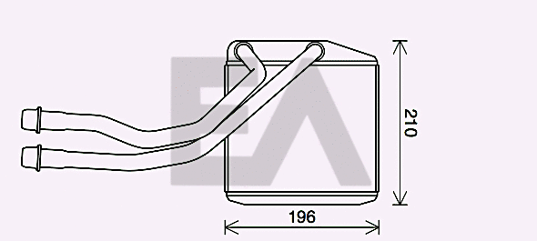 Heat Exchanger, interior heating (45C10018)
