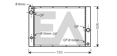 Radiator, engine cooling (31R07147)