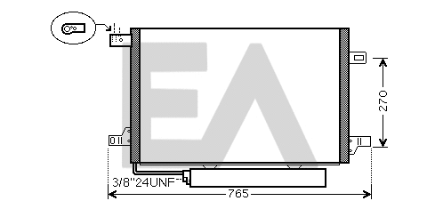 Condenser, air conditioning (30C50045)