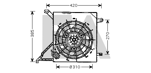 Fan, engine cooling (33V54033)