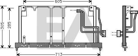 Condenser, air conditioning (30C54004)