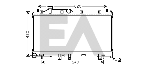 Radiator, engine cooling (31R68033)