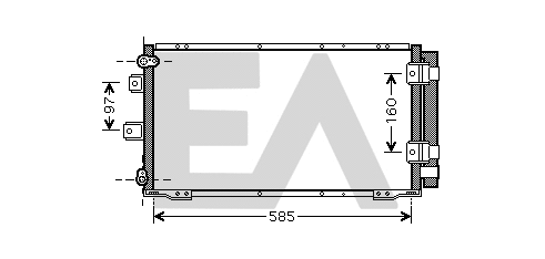 Condenser, air conditioning (30C71048)