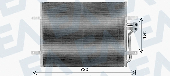 Condenser, air conditioning (30C77045)