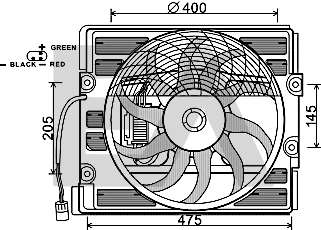 Fan, engine cooling (33V07019)