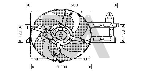 Fan, engine cooling (33V22018)