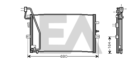 Condenser, air conditioning (30C62007)