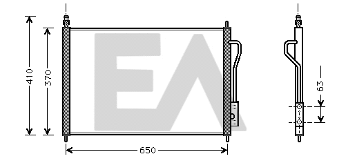 Condenser, air conditioning (30C22012)