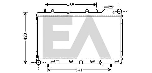 Radiator, engine cooling (31R68008)