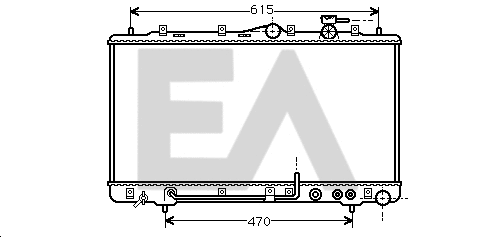 Radiator, engine cooling (31R28013)