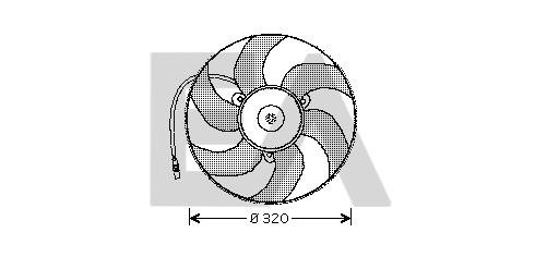 Fan, engine cooling (33V55001)