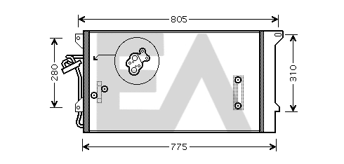 Condenser, air conditioning (30C77035)