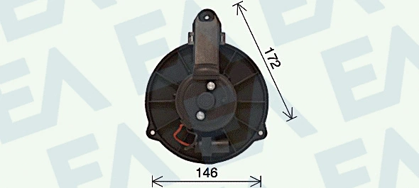 Electric Motor, interior blower (42A02014)