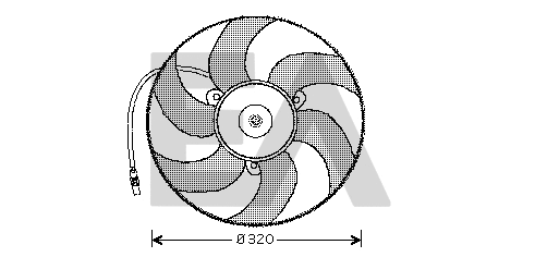 Fan, engine cooling (33V10004)