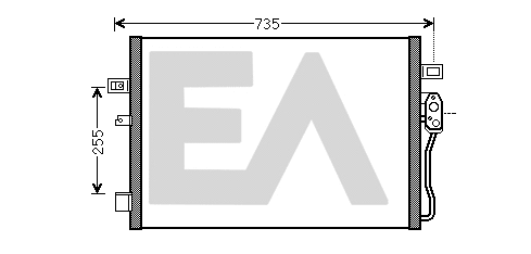 Condenser, air conditioning (30C12024)