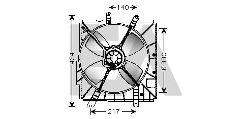 Fan, engine cooling (33V52002)