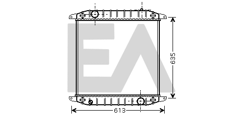 Radiator, engine cooling (31R30033)