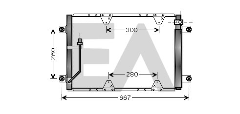 Condenser, air conditioning (30C69016)