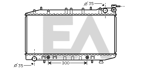 Radiator, engine cooling (31R18081)