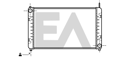 Radiator, engine cooling (31R50059)