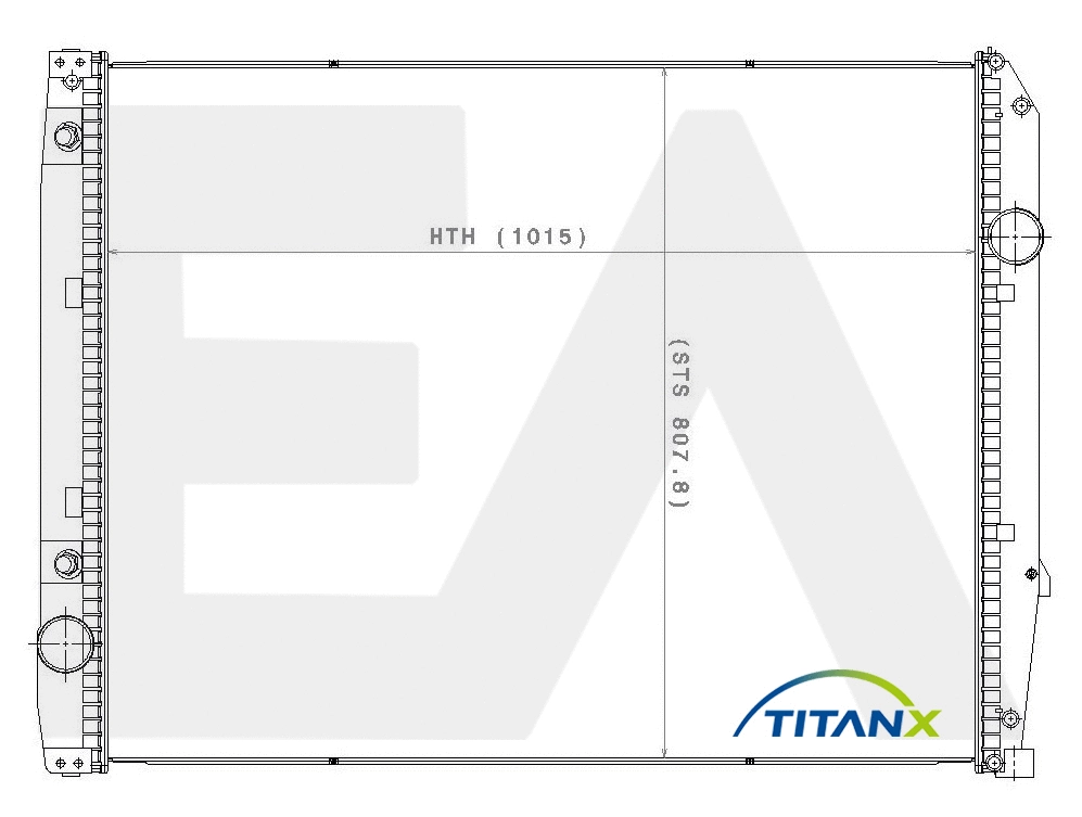 Radiator, engine cooling (31R45081T)