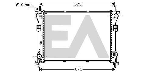 Radiator, engine cooling (31R22077)