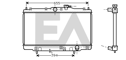 Radiator, engine cooling (31R26025)