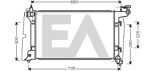 Radiator, engine cooling (31R71167)