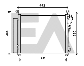 Condenser, air conditioning (30C36054)