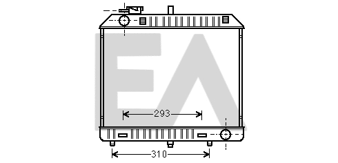 Radiator, engine cooling (31R50117)