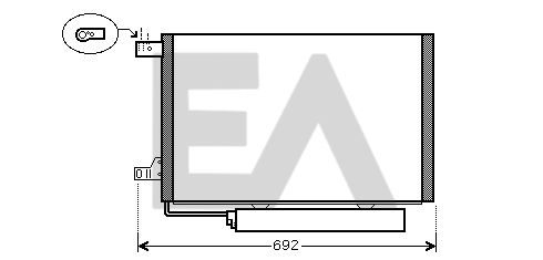 Condenser, air conditioning (30C50046)