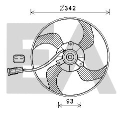 Fan, engine cooling (33V55028)