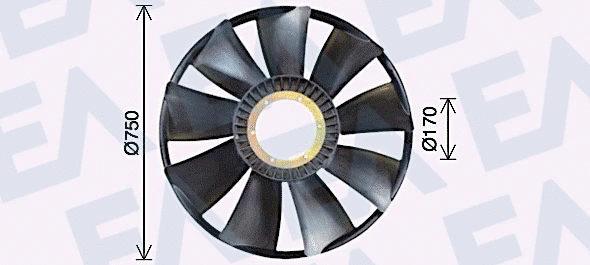 Fan Wheel, engine cooling (35C47A03)