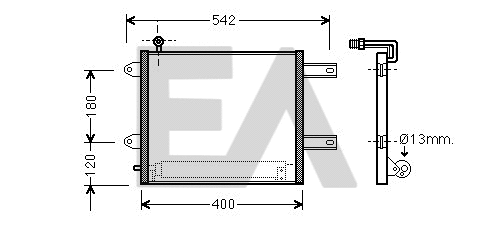 Condenser, air conditioning (30C77015)