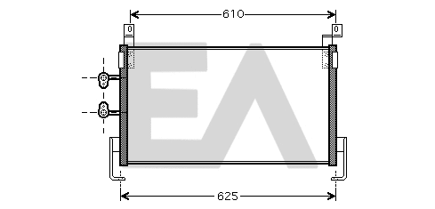 Condenser, air conditioning (30C12016)