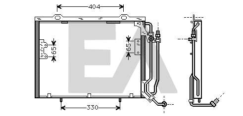 Condenser, air conditioning (30C50036)