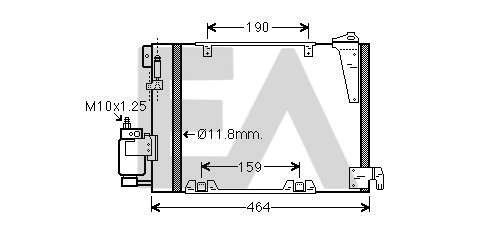 Condenser, air conditioning (30C54037)