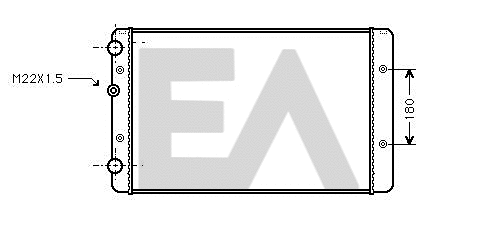 Radiator, engine cooling (31R77069)